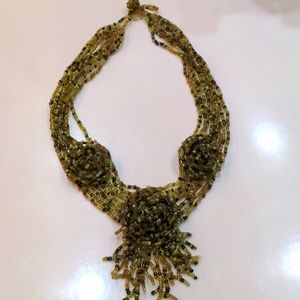 Handmade beaded necklace